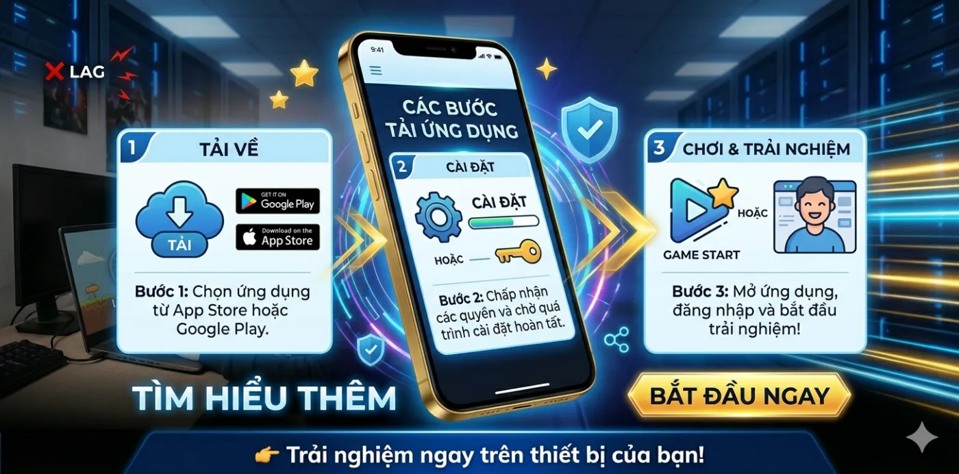 Hướng dẫn tải ứng dụng 1111 giải trí trực tuyến an toàn